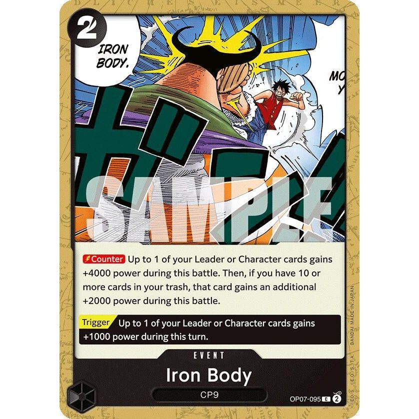 Image for Iron Body (OP07-095) (OP07) - One Piece Card Game