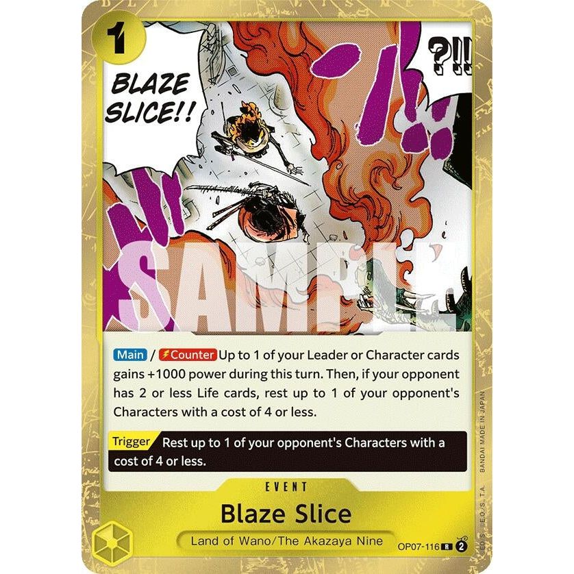 Image for Blaze Slice (OP07-116) (OP07) - One Piece Card Game