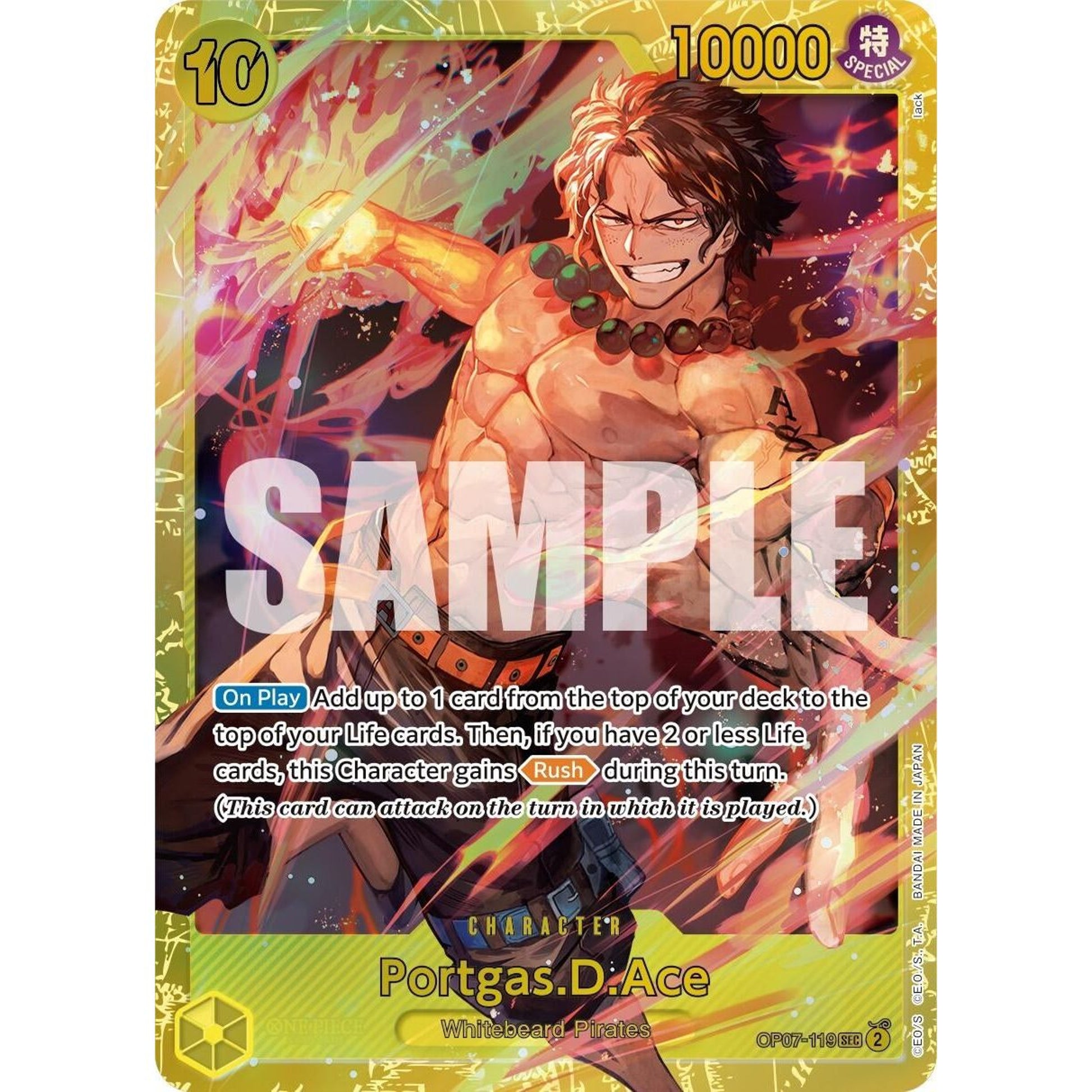 Image for Portgas.D.Ace (119) (OP07-119) (OP07) - One Piece Card Game