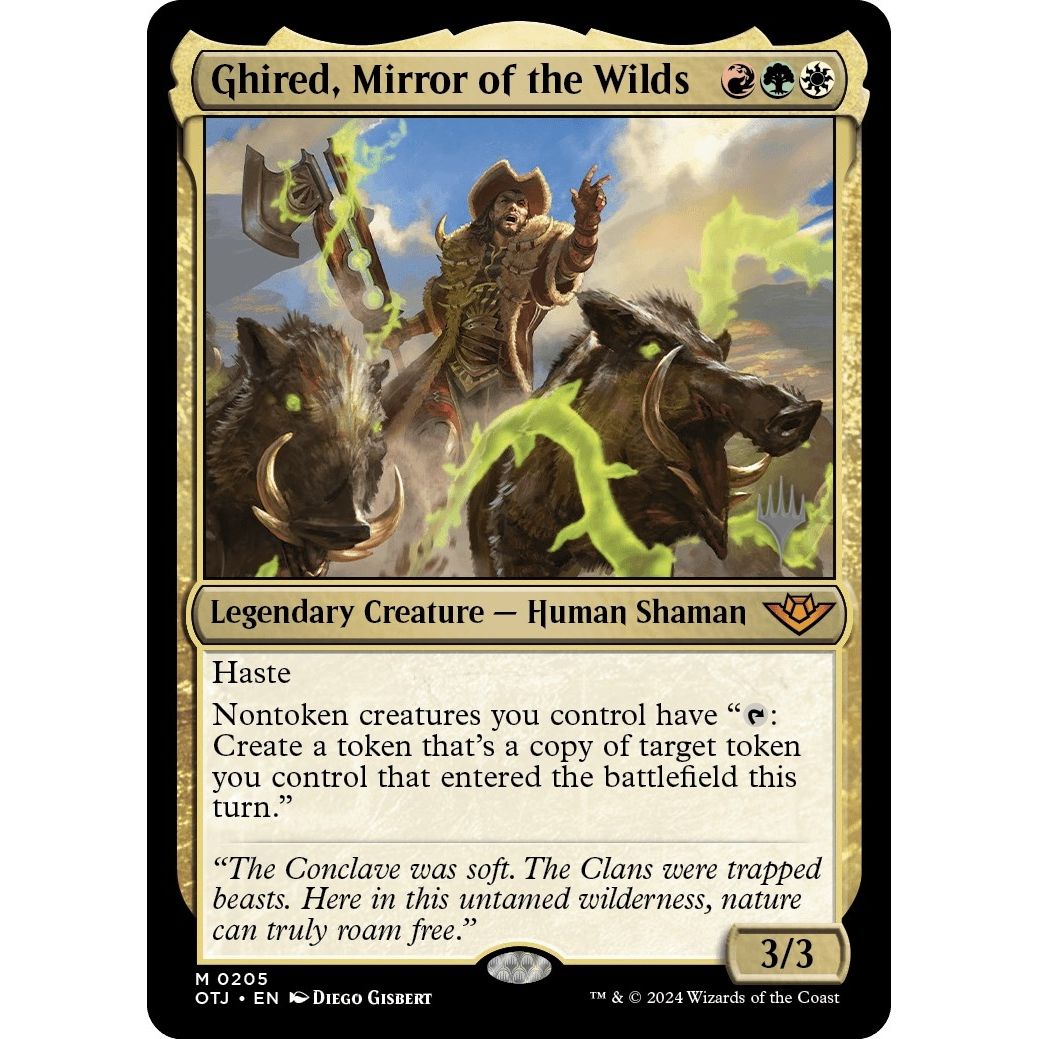 Image for Ghired, Mirror of the Wilds (205) (PPOTJ) - Magic: The Gathering