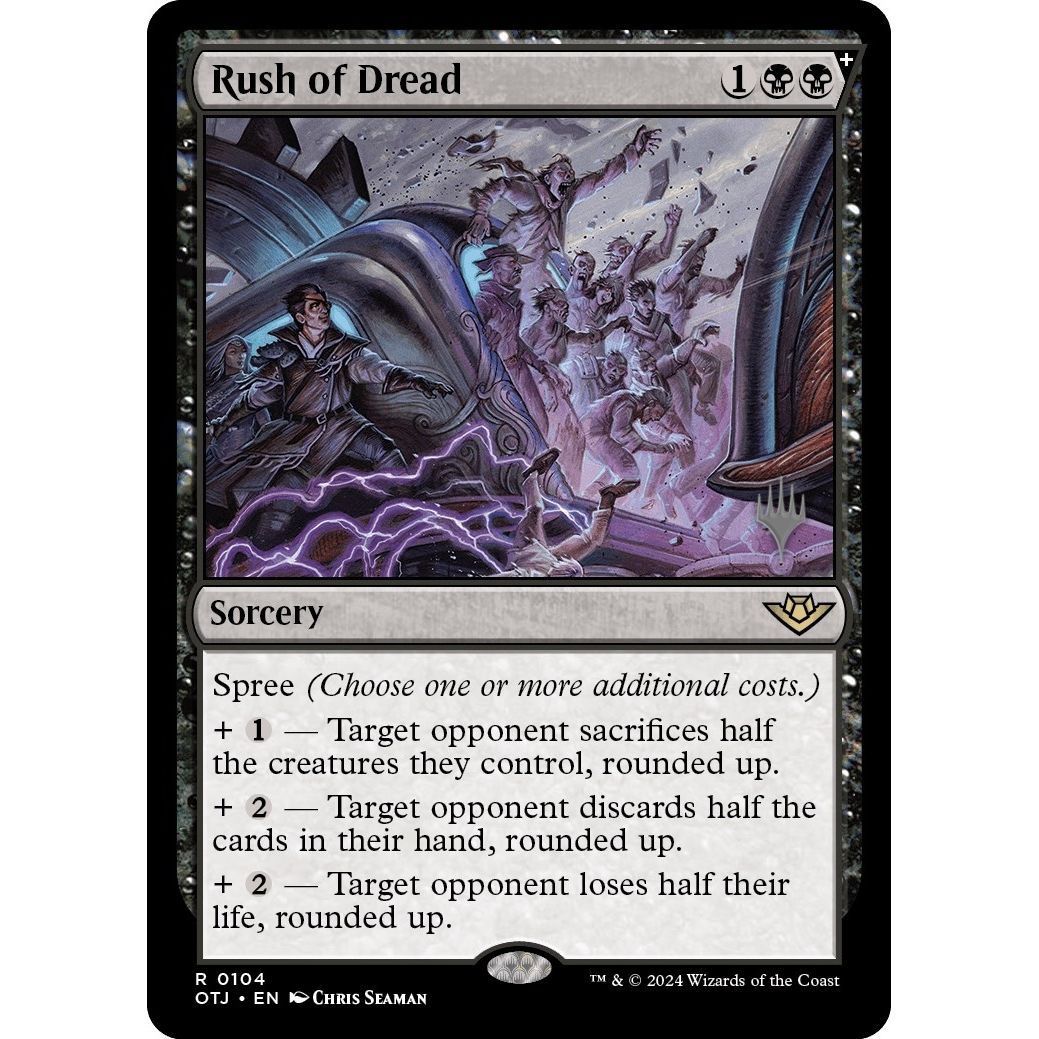 Image for Rush of Dread (104) (PPOTJ) - Magic: The Gathering