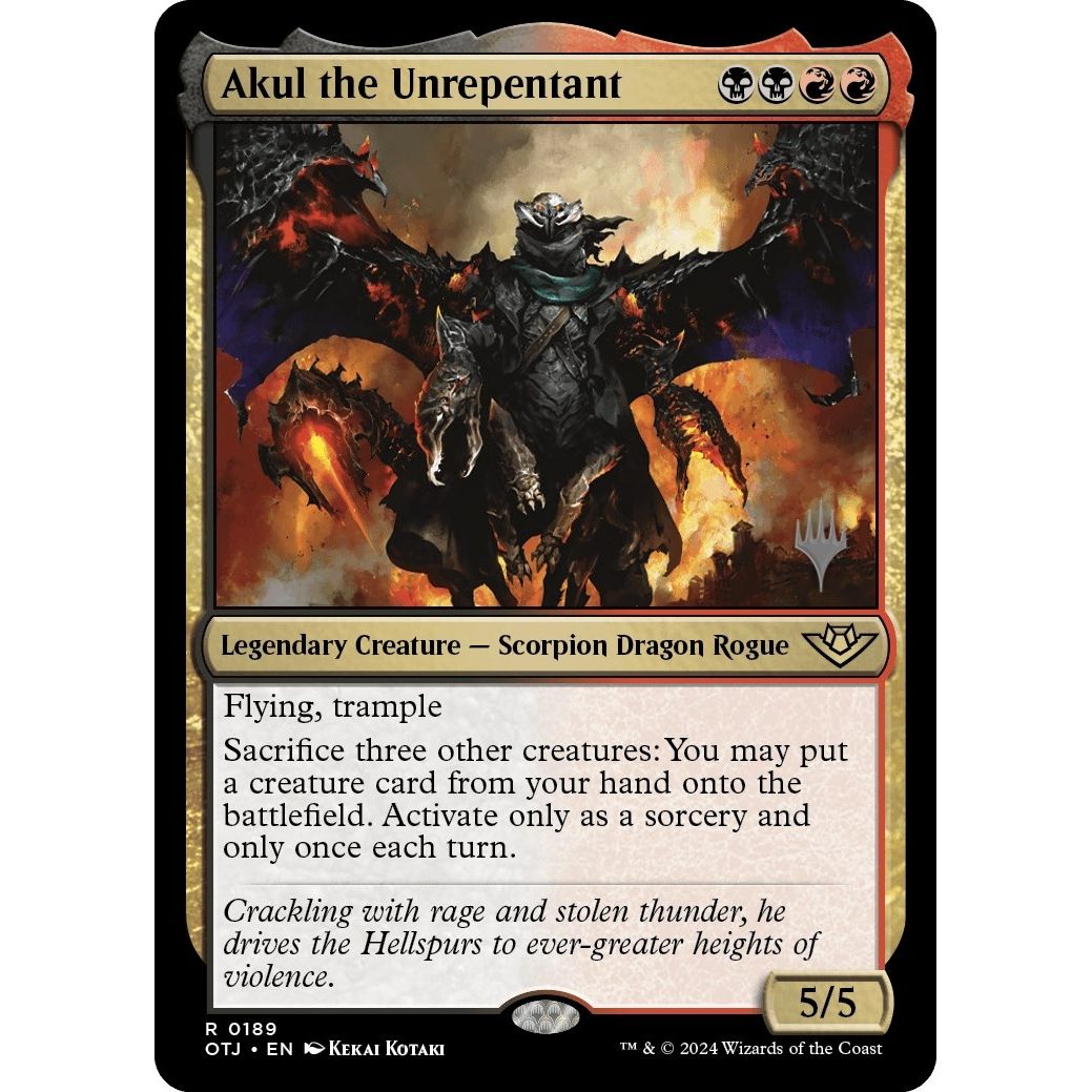 Image for Akul the Unrepentant (189) (PPOTJ) - Magic: The Gathering