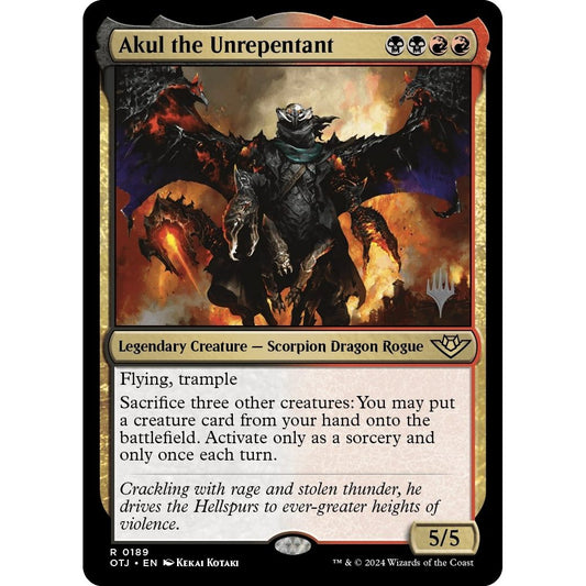 Image for Akul the Unrepentant (189) (PPOTJ) - Magic: The Gathering