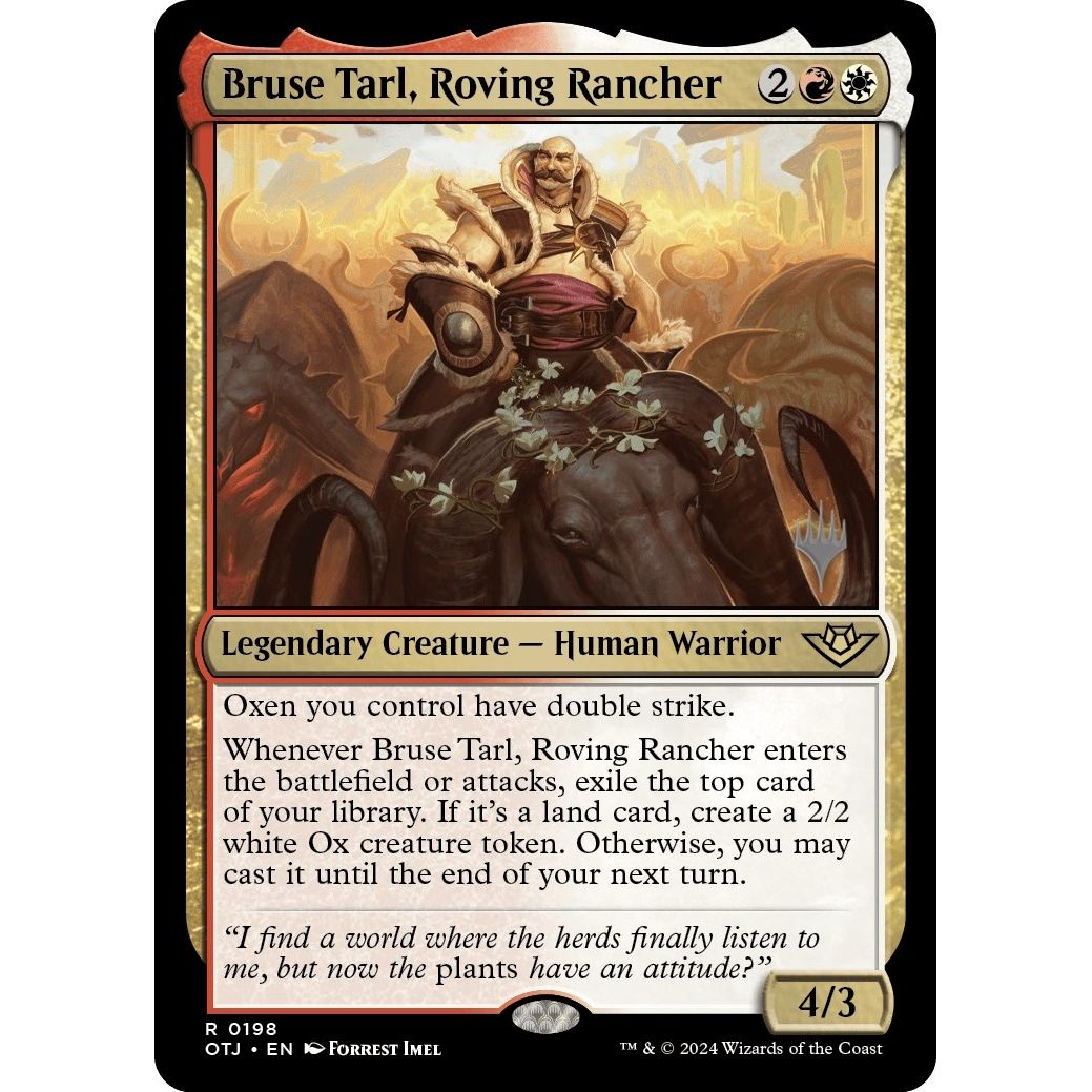 Image for Bruse Tarl, Roving Rancher (198) (PPOTJ) - Magic: The Gathering