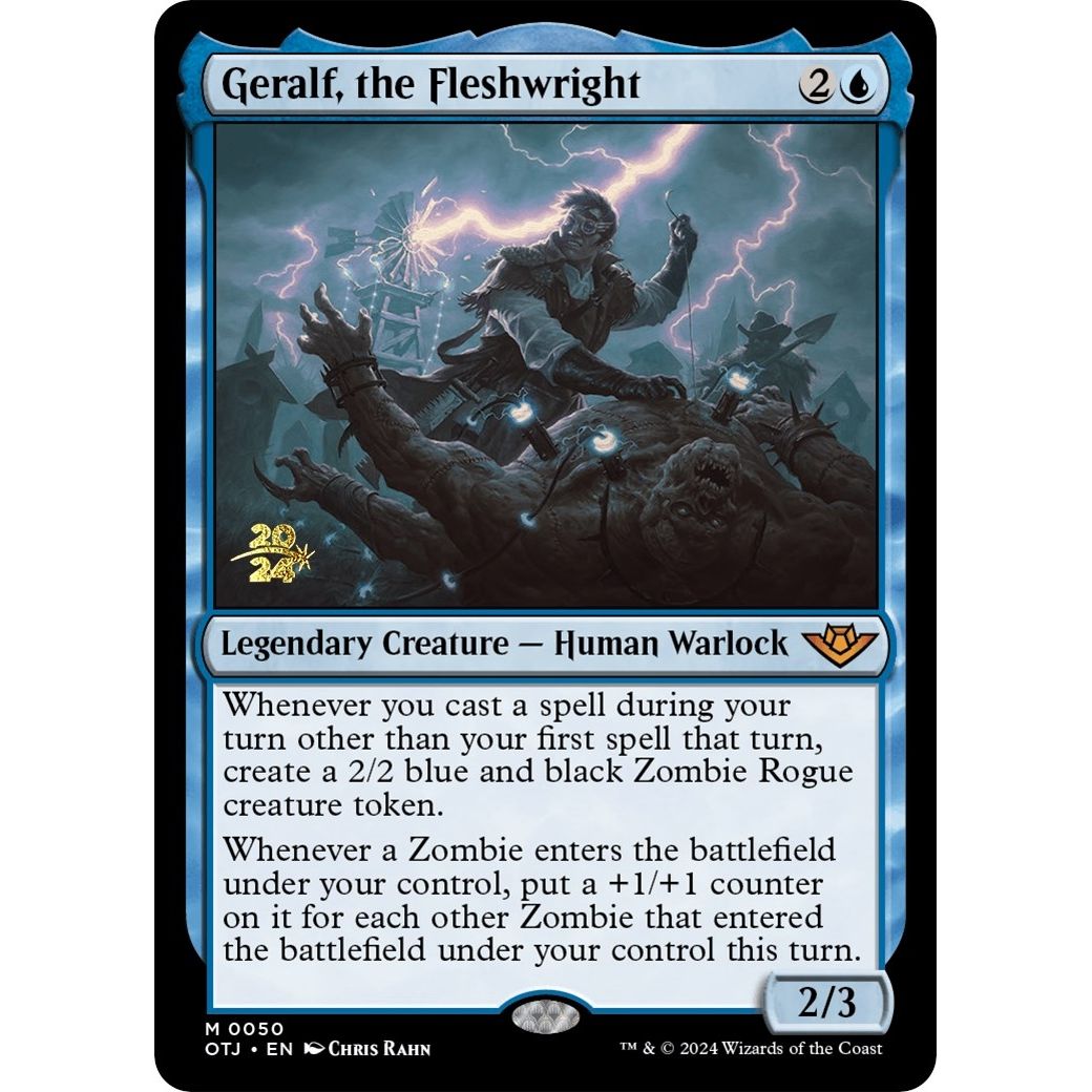 Image for Geralf, the Fleshwright (50) (PRE) - Magic: The Gathering