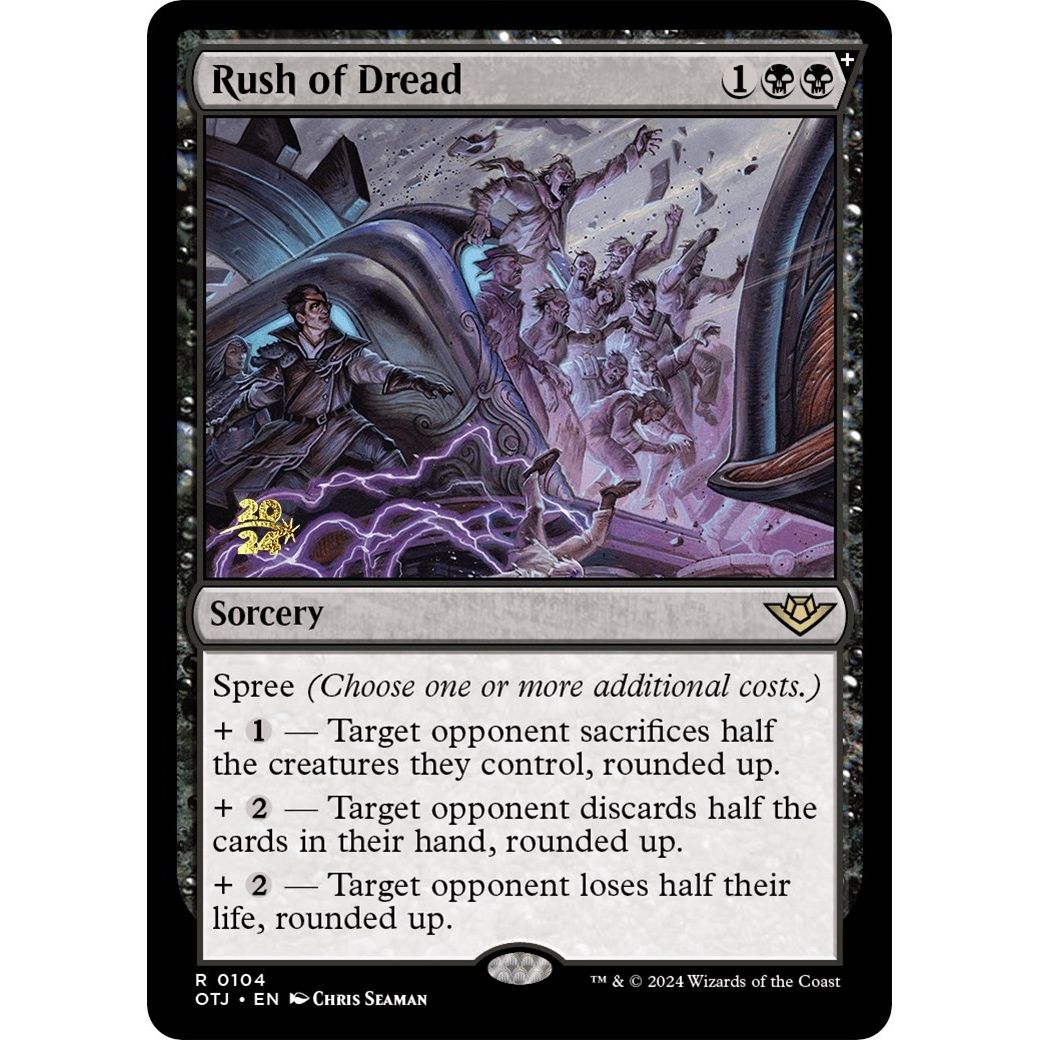 Image for Rush of Dread (104) (PRE) - Magic: The Gathering