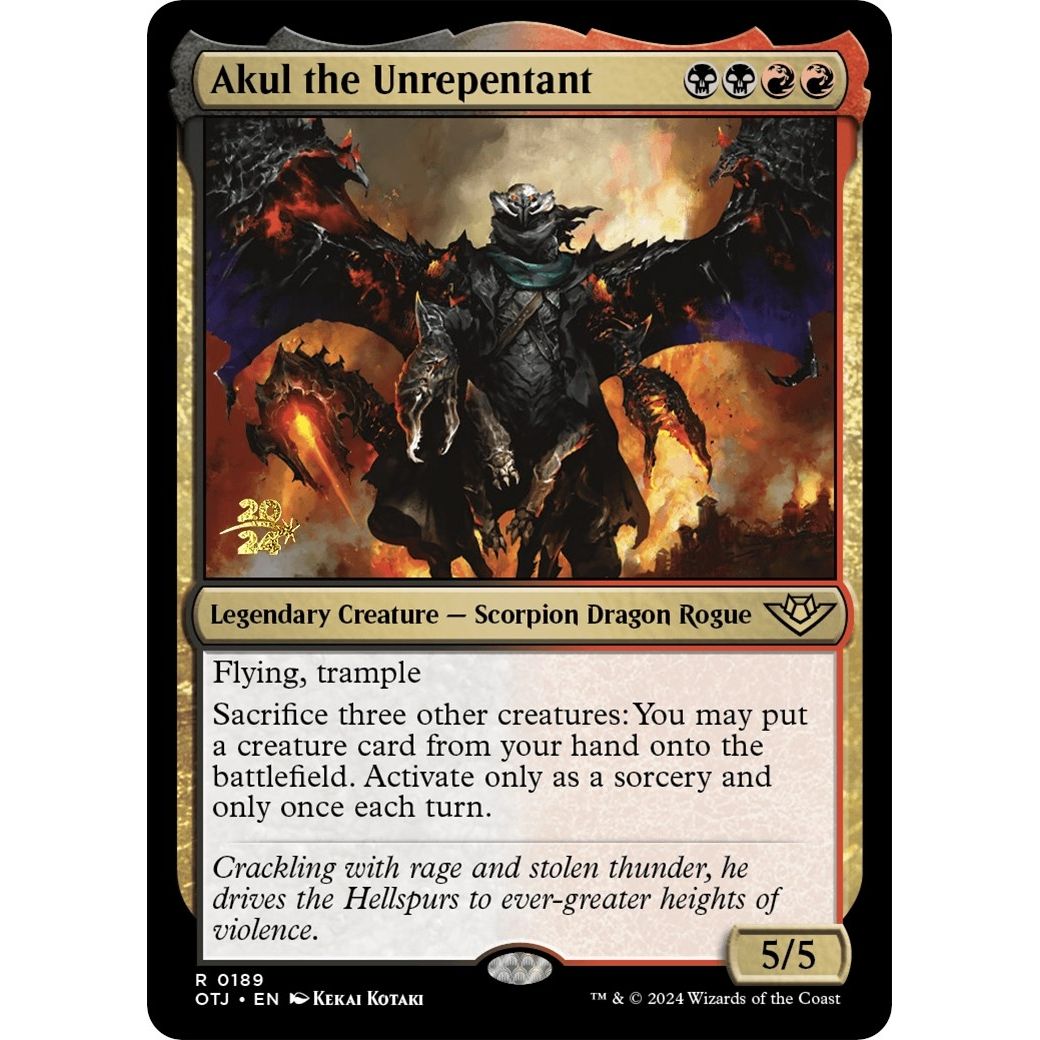 Image for Akul the Unrepentant (189) (PRE) - Magic: The Gathering
