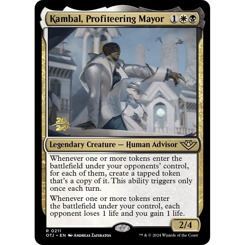 Image for Kambal, Profiteering Mayor (211) (PRE) - Magic: The Gathering