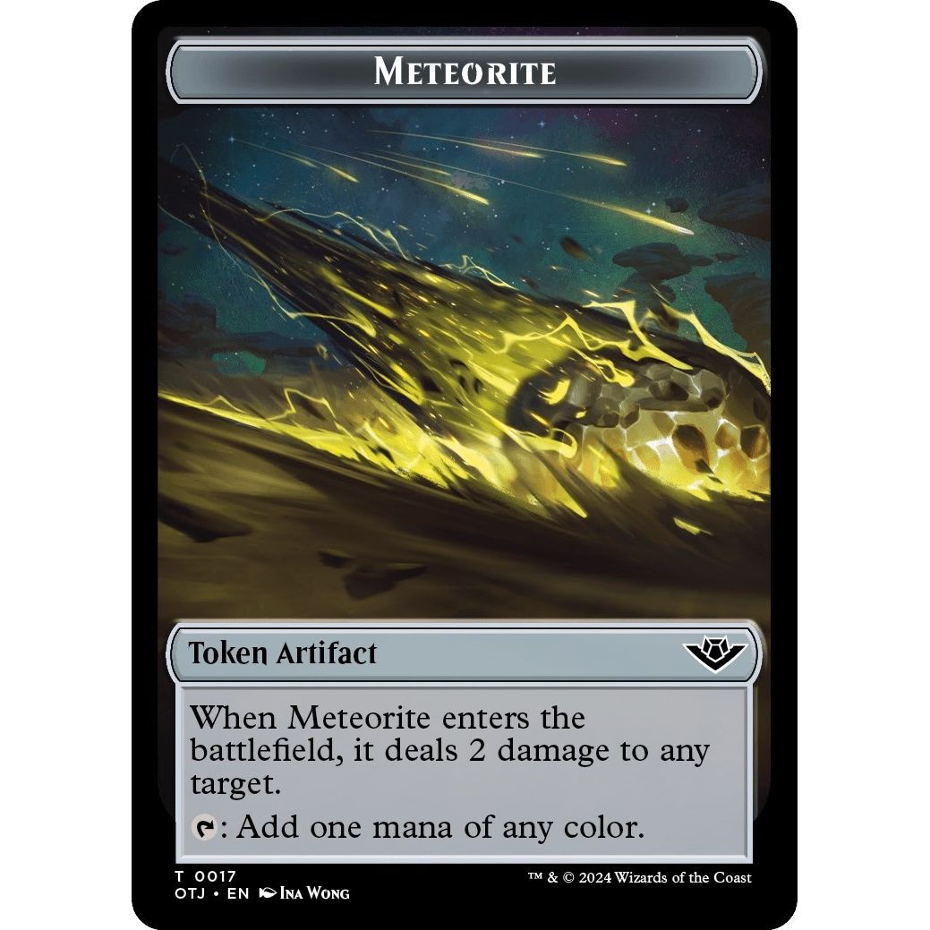 Image for Meteorite Token (17) (OTJ) - Magic: The Gathering