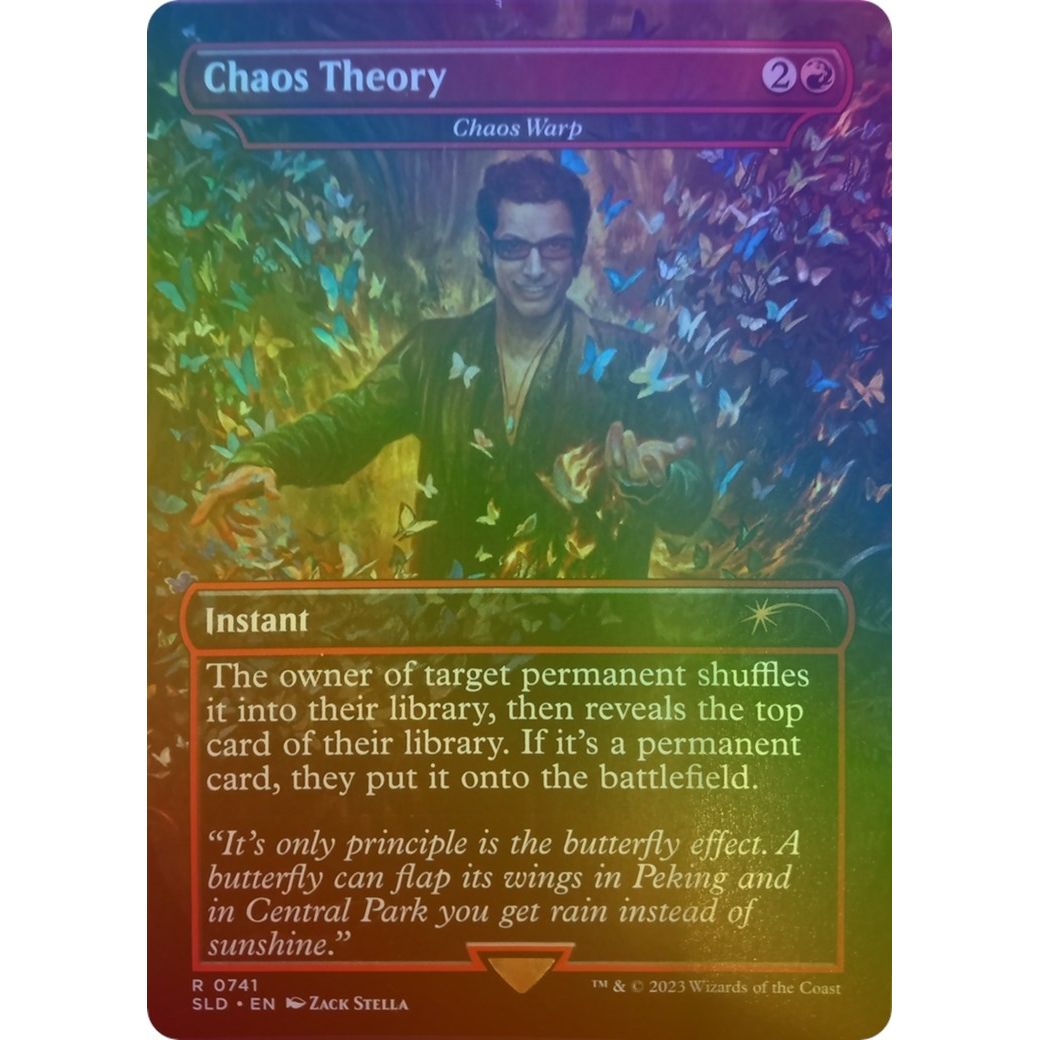 Image for Chaos Theory - Chaos Warp (Rainbow Foil) (741) (SLD) - Magic: The Gathering