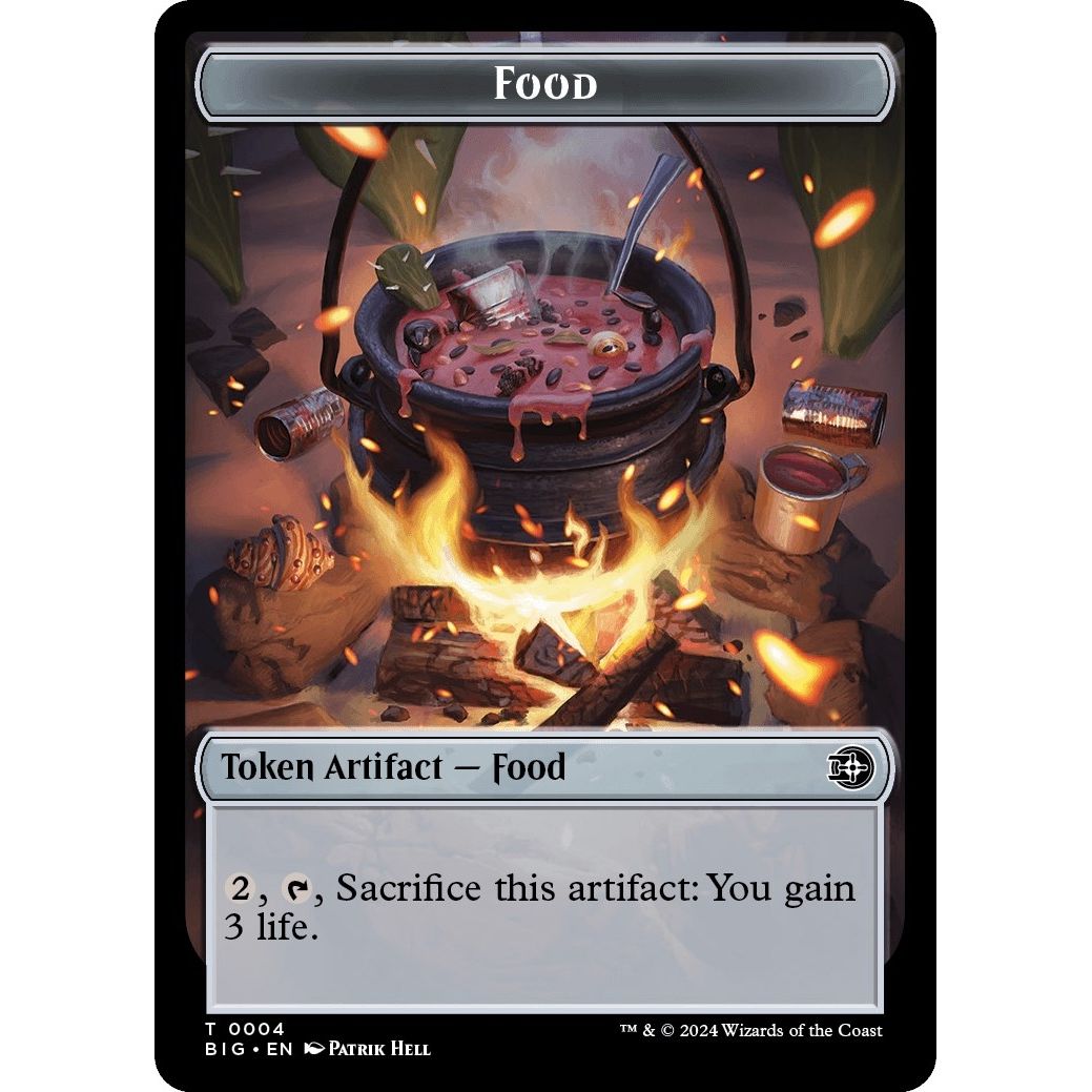 Image for Food Token (4) (BIG) - Magic: The Gathering