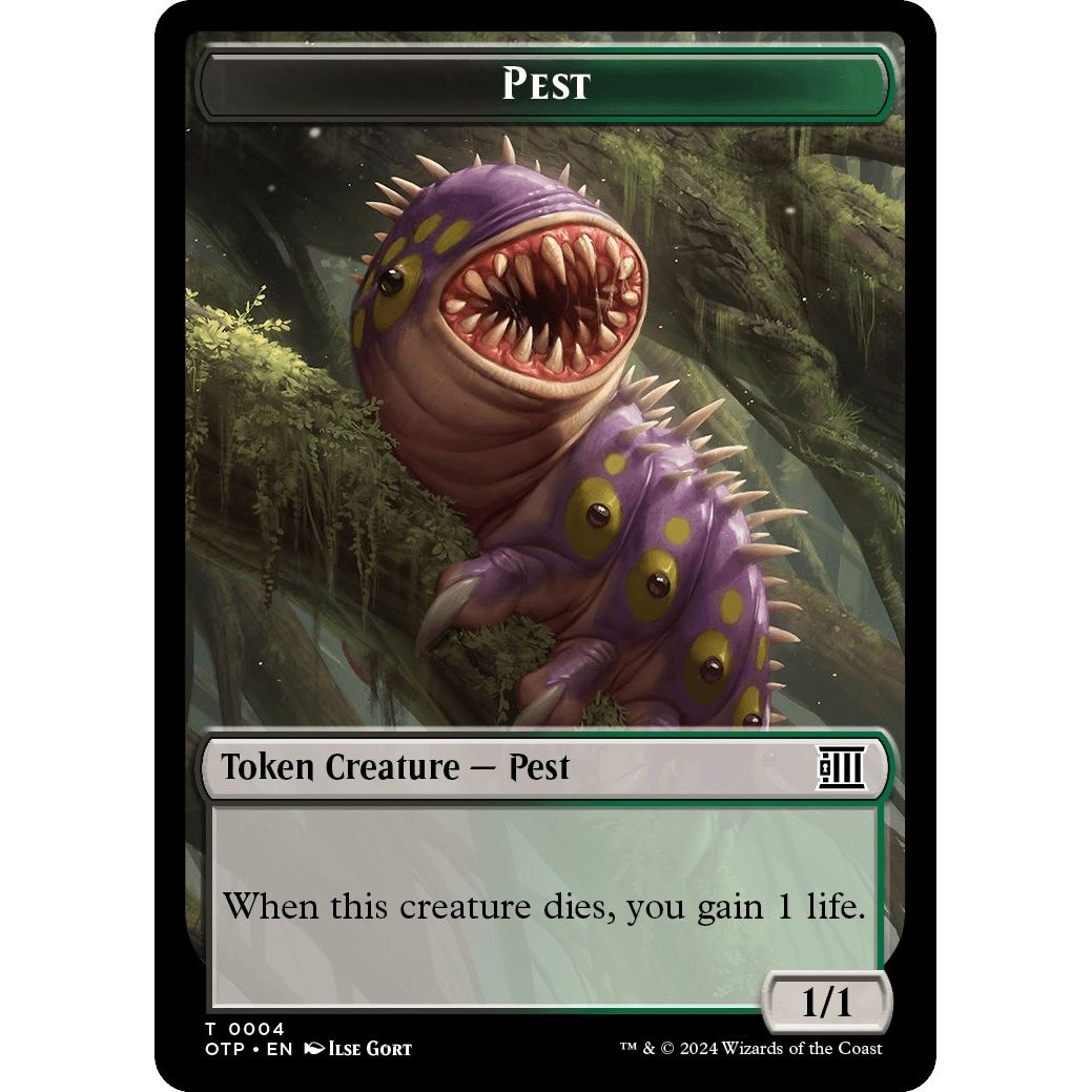 Image for Pest Token (4) (OTP) - Magic: The Gathering