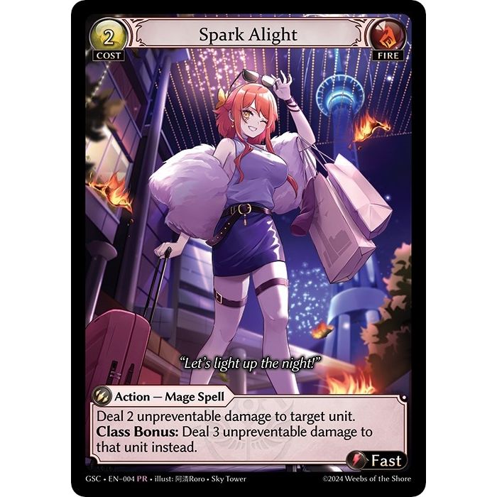 Image for Spark Alight (004) (P) - Grand Archive TCG