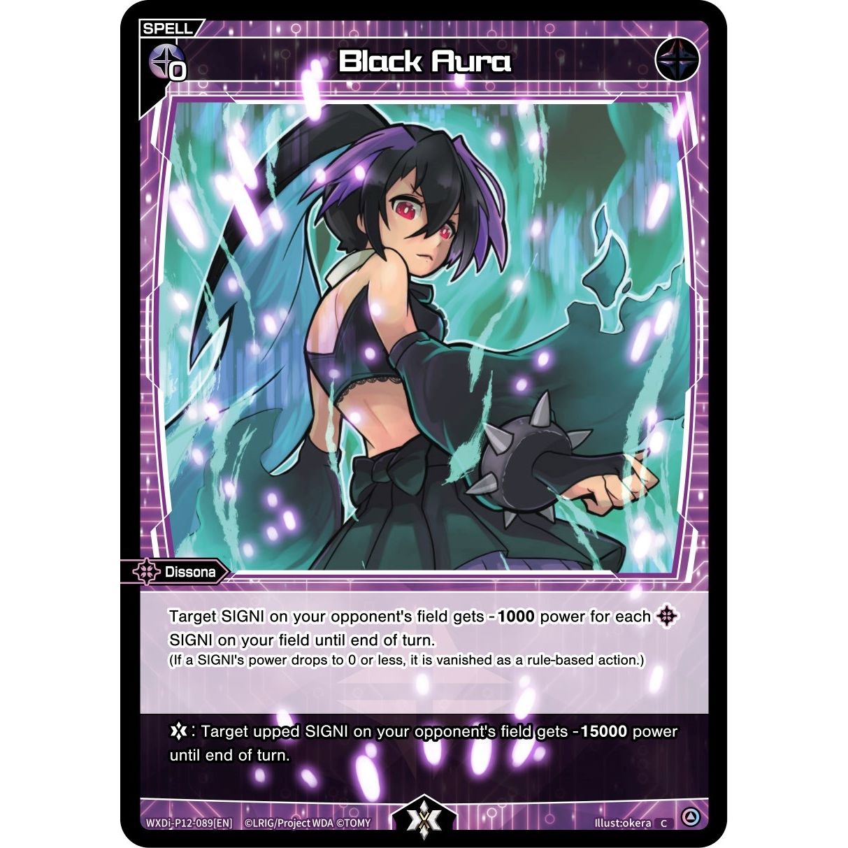 Image for Black Aura (WXDi-P12-089[EN]) (WXDi-P12) - WIXOSS