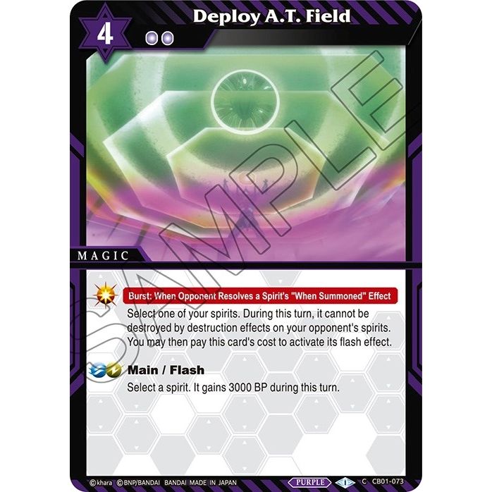 Image for Deploy A.T. Field (CB01-073) (CB01) - Battle Spirits Saga