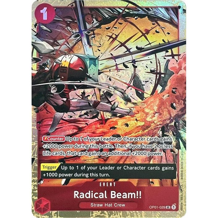 Image for Radical Beam!! (Premium Card Collection -Best Selection Vol. 1-) (OP01-029) (OP-PR) - One Piece Card Game