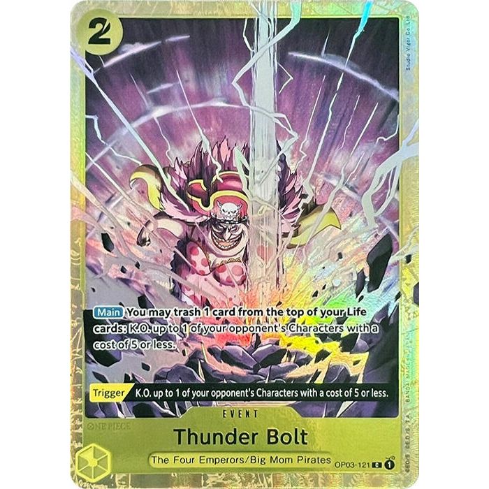 Image for Thunder Bolt (Premium Card Collection -Best Selection Vol. 1-) (OP03-121) (OP-PR) - One Piece Card Game