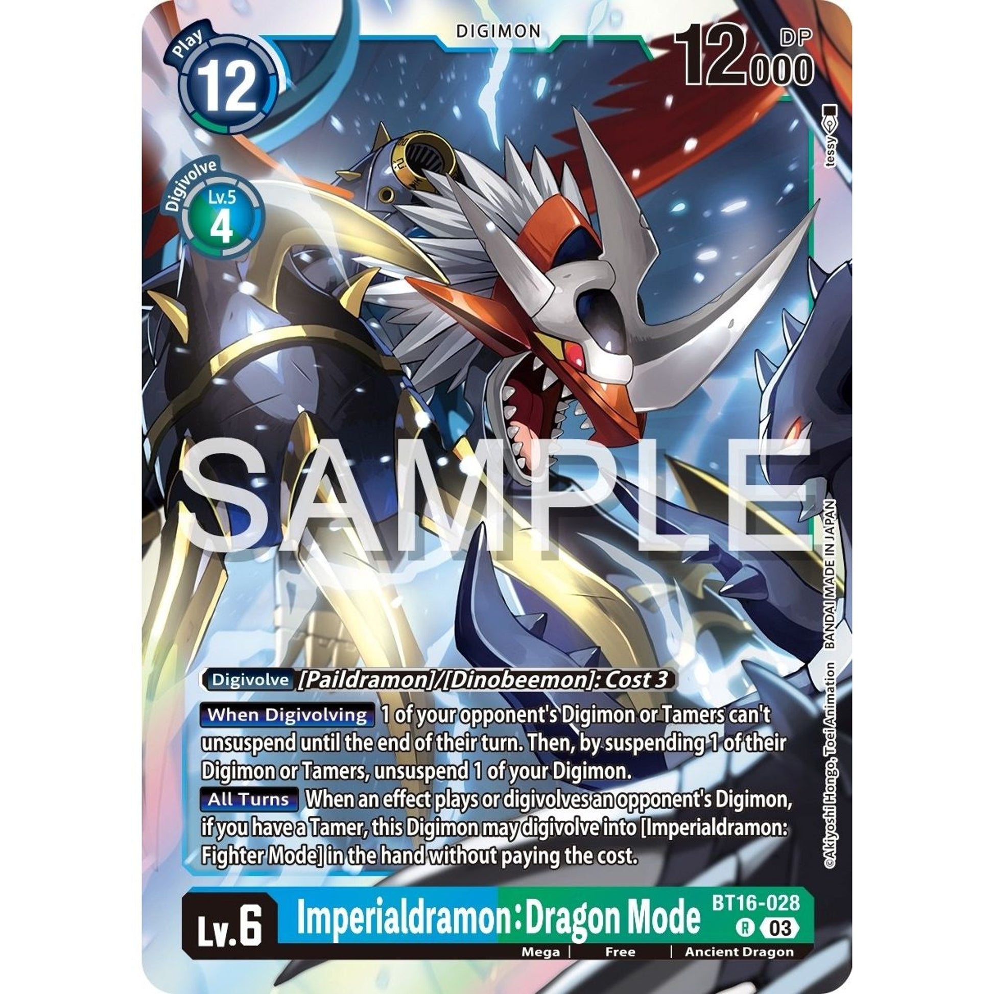 Image for Imperialdramon: Dragon Mode (BT16-028 R) (BT16) - Digimon Card Game