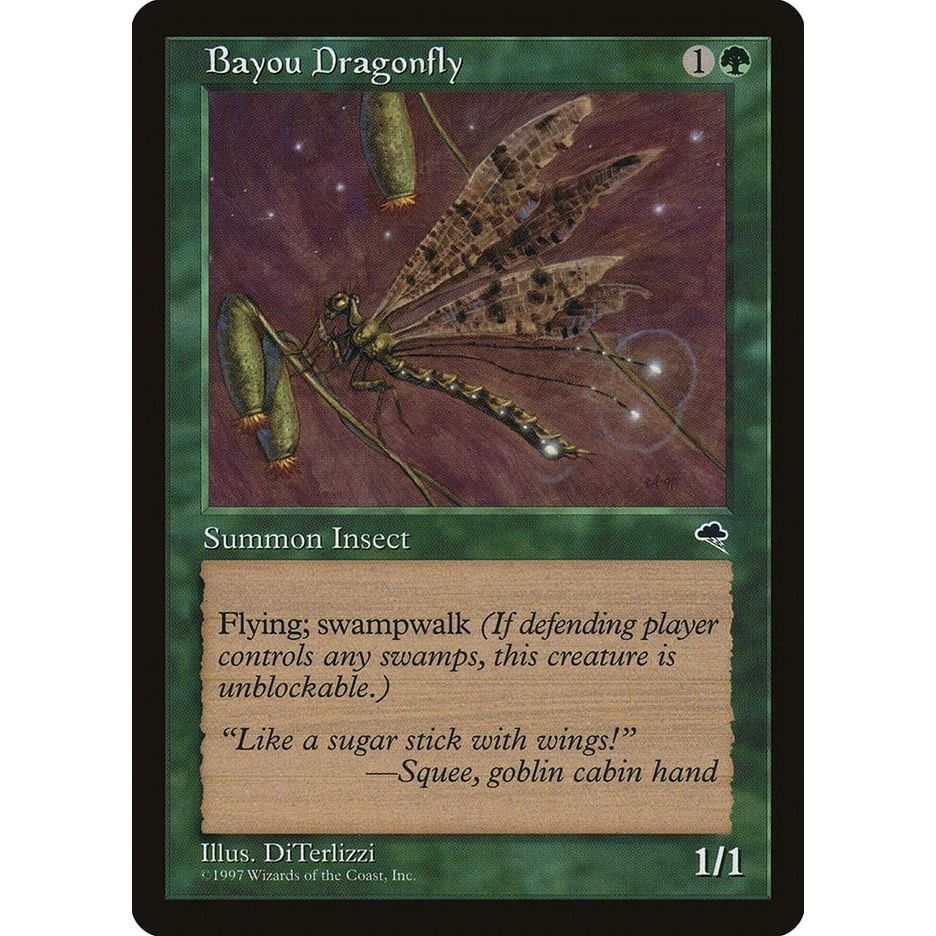 Image for Bayou Dragonfly (215) (TMP) - Magic: The Gathering
