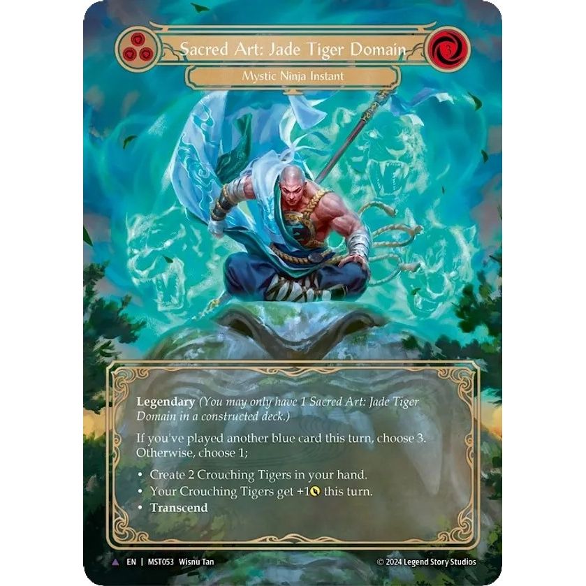 Image for Sacred Art: Jade Tiger Domain (Marvel) (MST053) (MST) - Flesh and Blood TCG