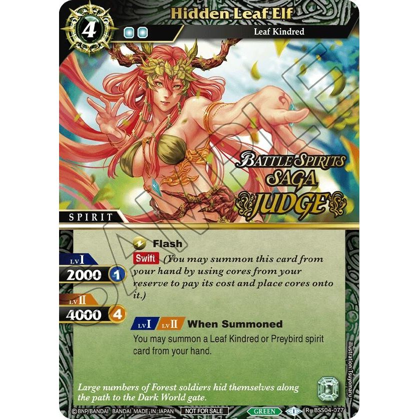 Image for Hidden Leaf Elf (Judge Pack 2024 Vol. 1) (BSS04-077) (LEP) - Battle Spirits Saga