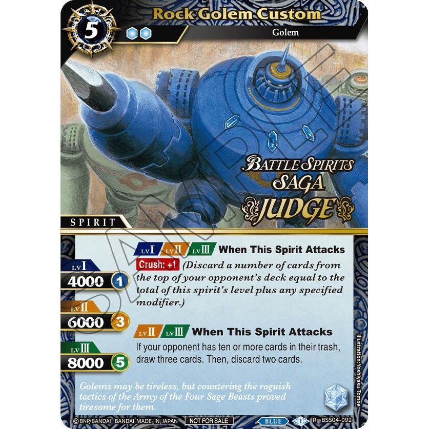 Image for Rock Golem Custom (Judge Pack 2024 Vol. 1) (BSS04-092) (LEP) - Battle Spirits Saga