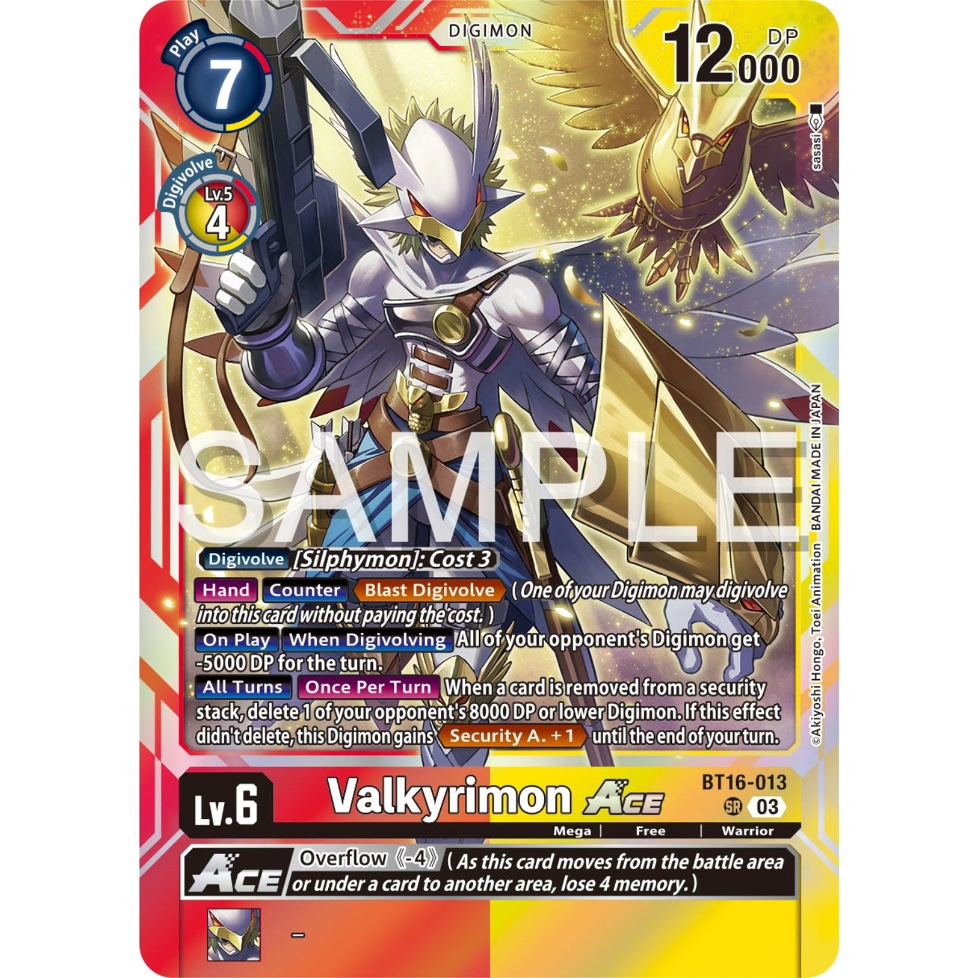 Image for Valkyrimon ACE (BT16-013 SR) (BT16) - Digimon Card Game
