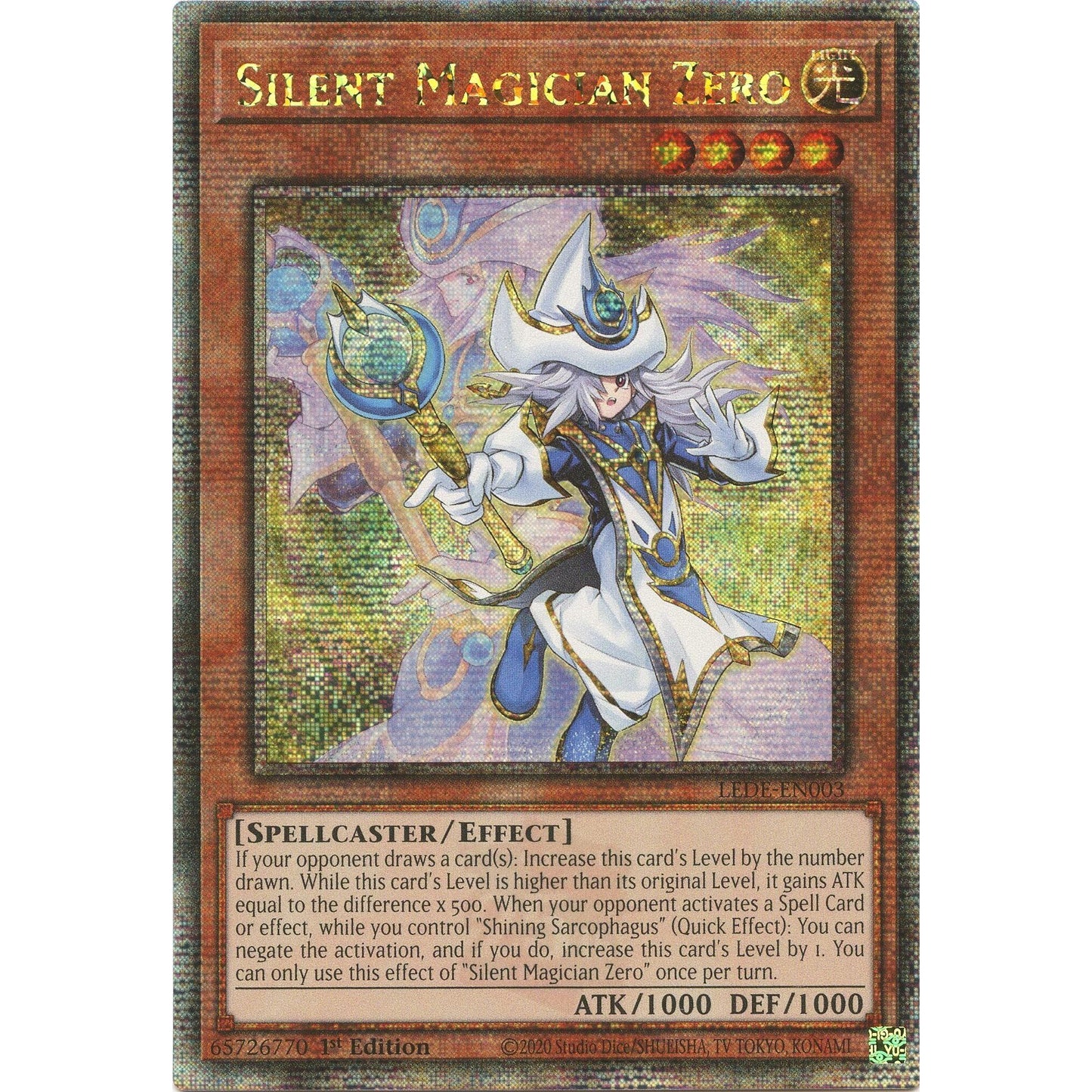 Image for Silent Magician Zero (Quarter Century Secret Rare) (LEDE-EN003) (LEDE) - YuGiOh
