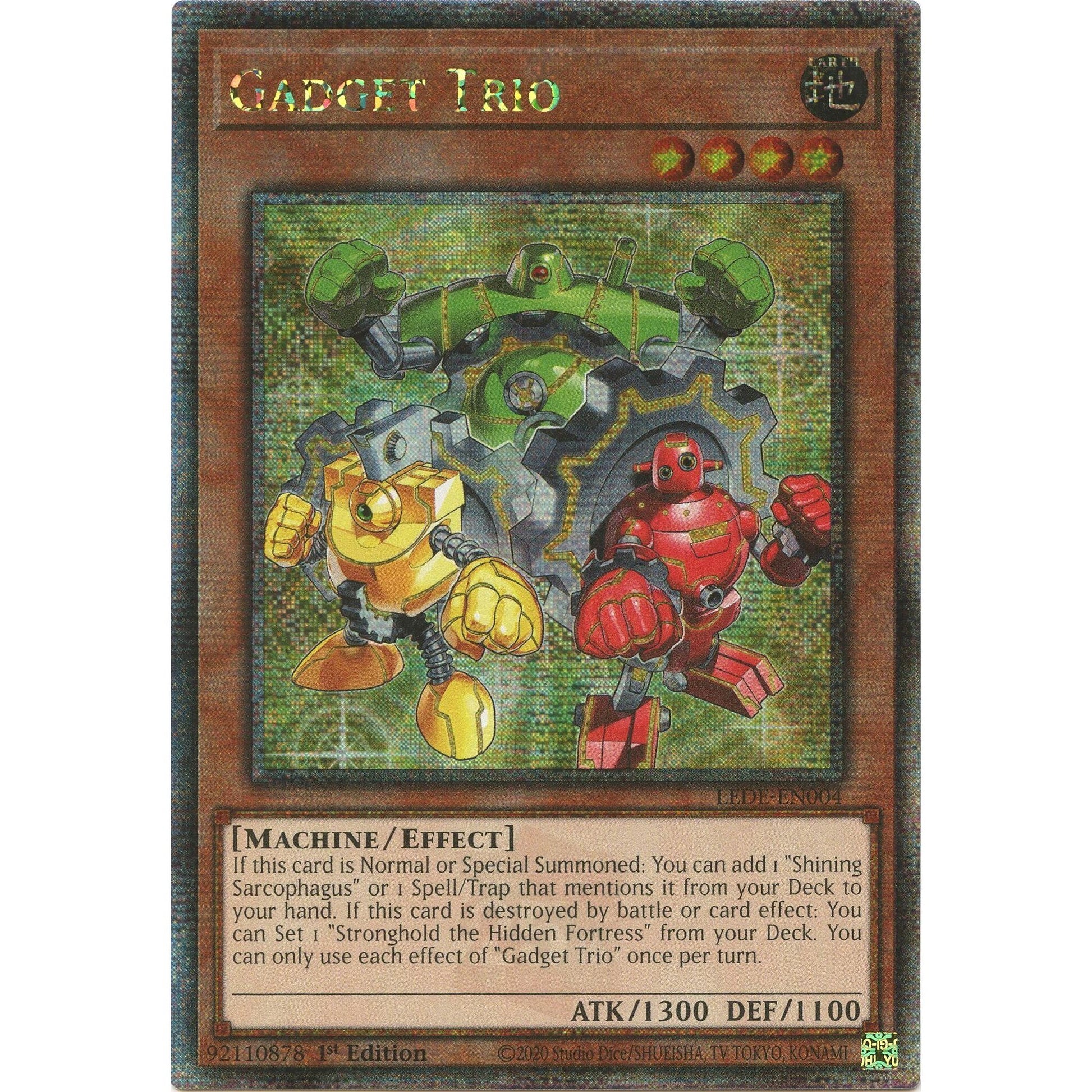 Image for Gadget Trio (Quarter Century Secret Rare) (LEDE-EN004) (LEDE) - YuGiOh