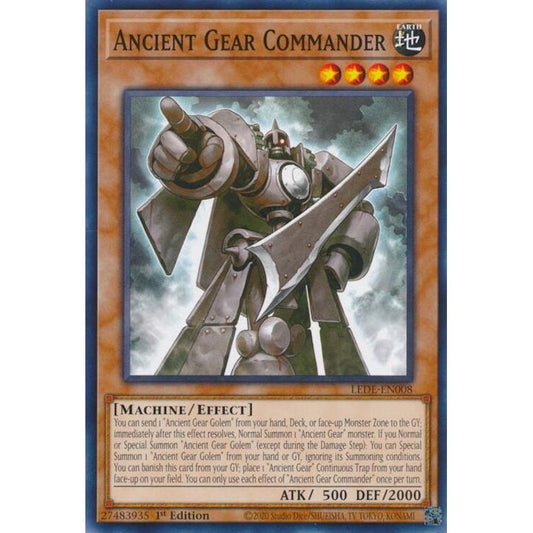 Image for Ancient Gear Commander (LEDE-EN008) (LEDE) - YuGiOh