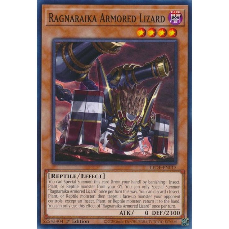 Image for Ragnaraika Armored Lizard (LEDE-EN015) (LEDE) - YuGiOh