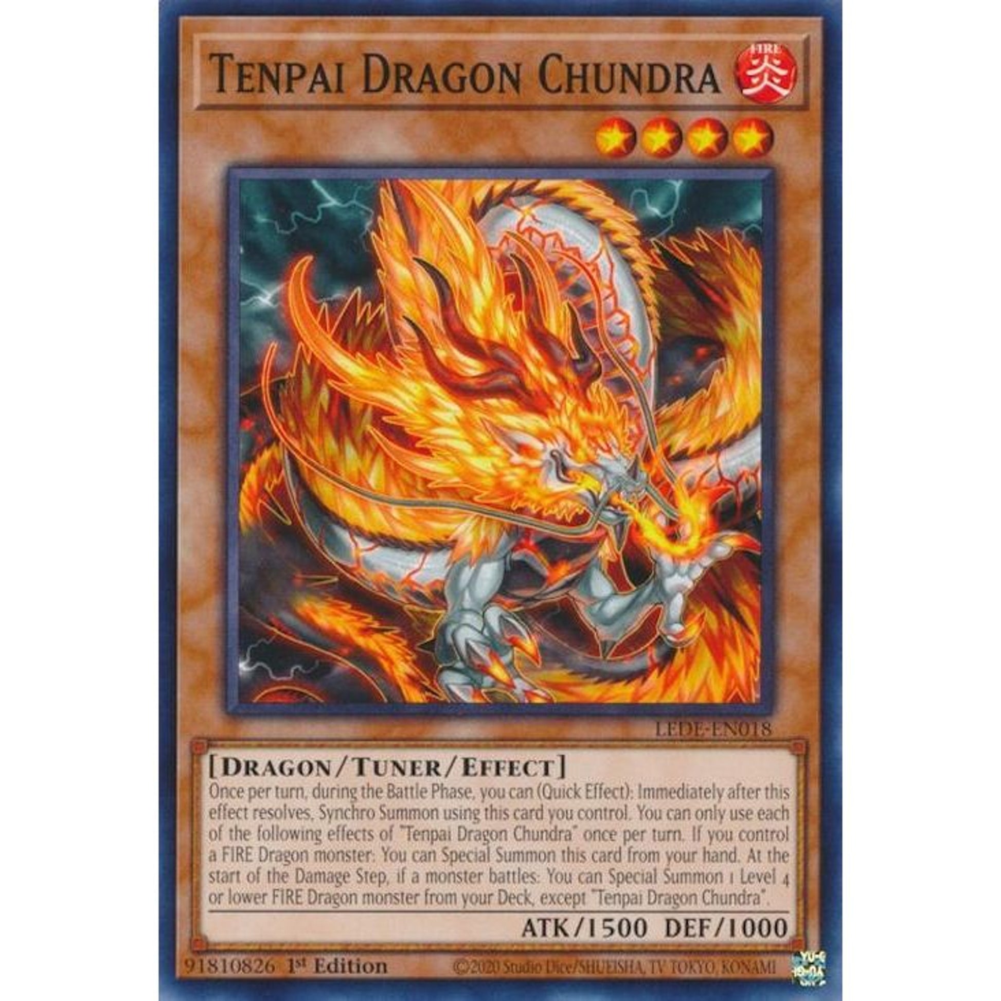 Image for Tenpai Dragon Chundra (LEDE-EN018) (LEDE) - YuGiOh