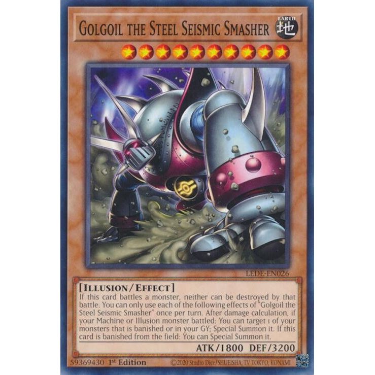 Image for Golgoil the Steel Seismic Smasher (LEDE-EN026) (LEDE) - YuGiOh