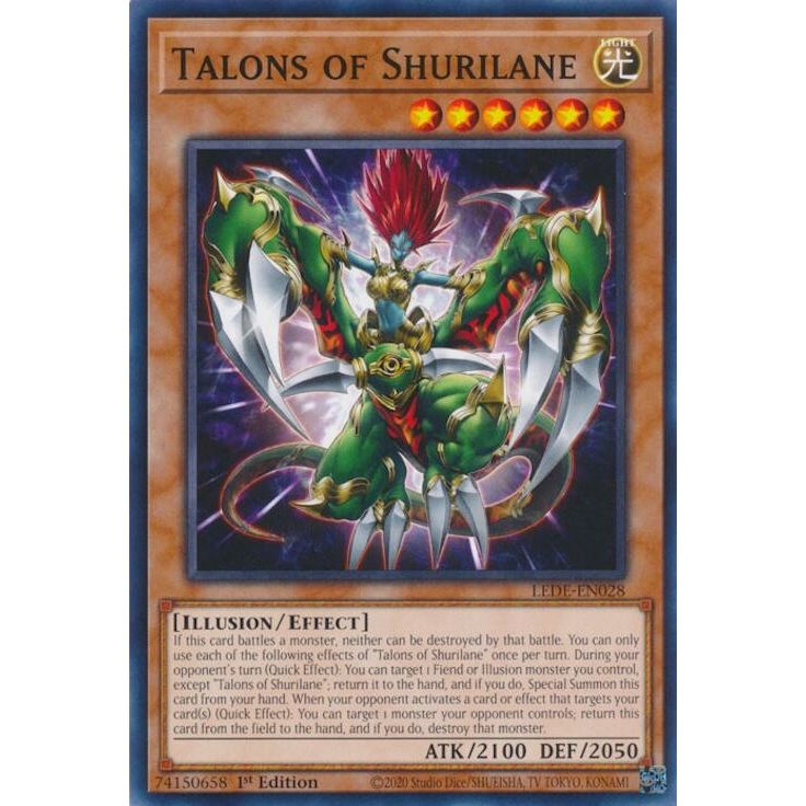 Image for Talons of Shurilane (LEDE-EN028) (LEDE) - YuGiOh