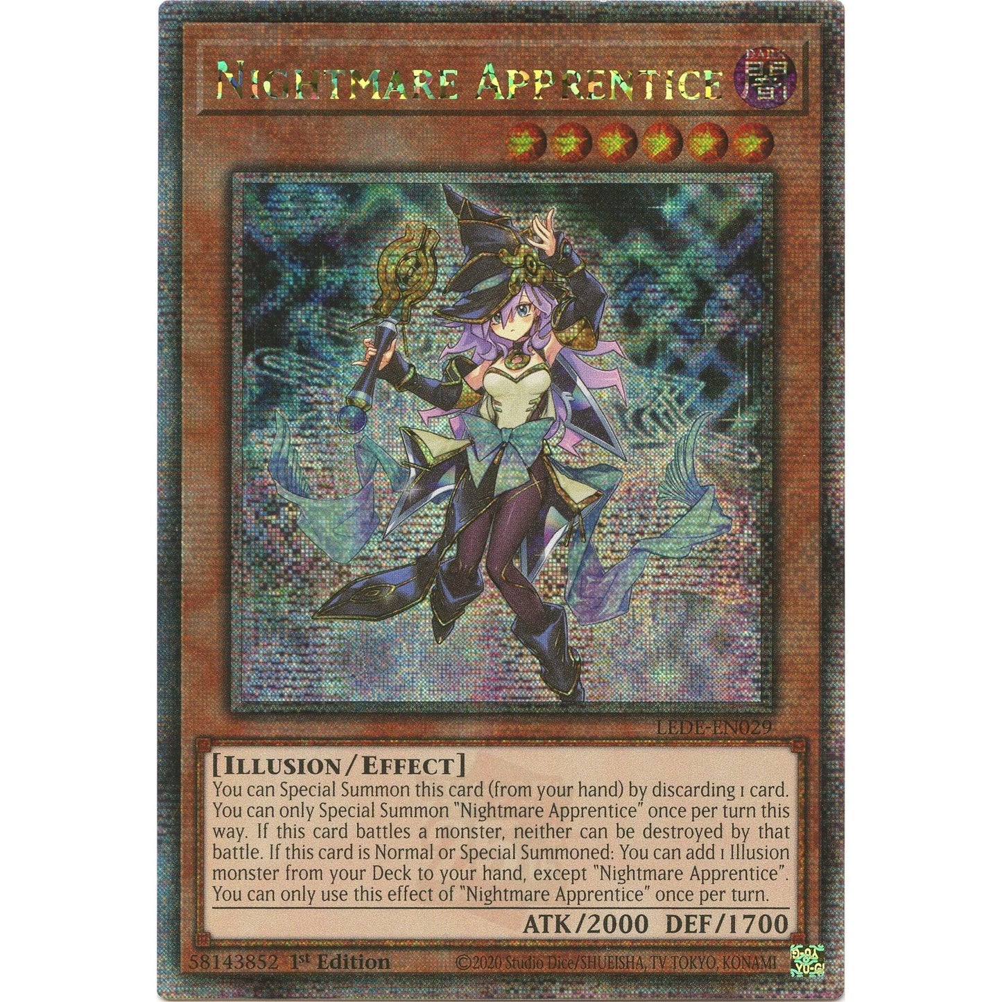Image for Nightmare Apprentice (Quarter Century Secret Rare) (LEDE-EN029) (LEDE) - YuGiOh