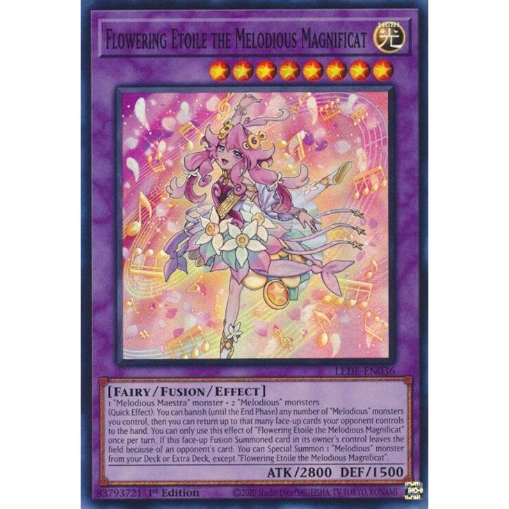 Image for Flowering Etoile the Melodious Magnificat (LEDE-EN036) (LEDE) - YuGiOh