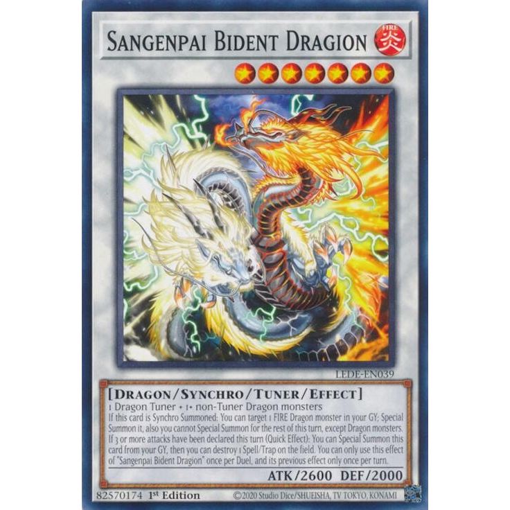 Image for Sangenpai Bident Dragion (LEDE-EN039) (LEDE) - YuGiOh