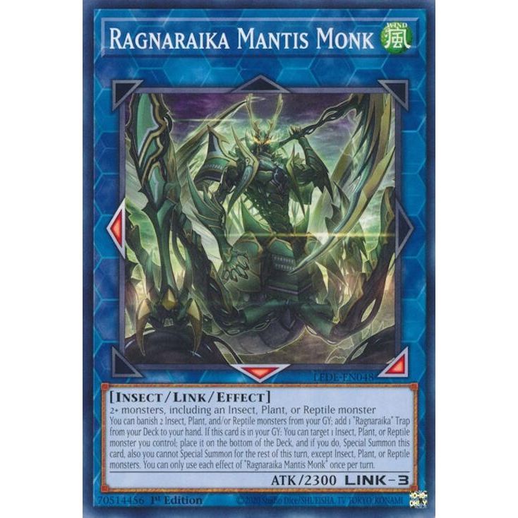 Image for Ragnaraika Mantis Monk (LEDE-EN048) (LEDE) - YuGiOh