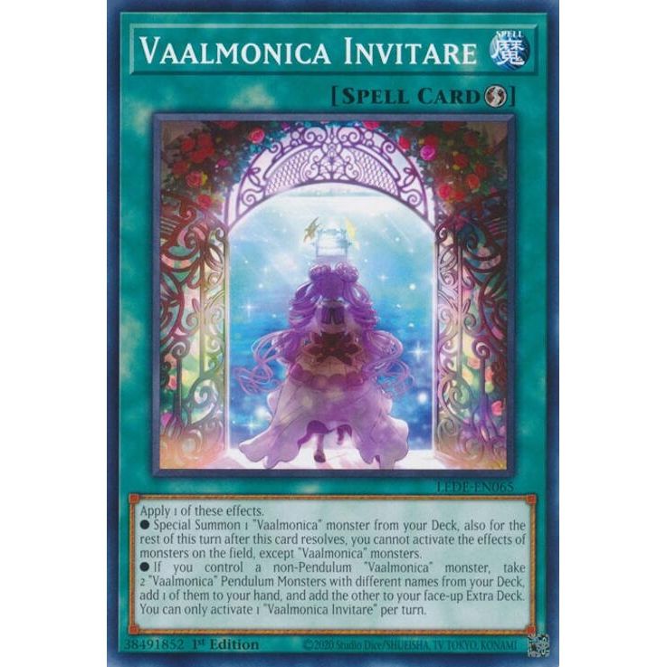 Image for Vaalmonica Invitare (LEDE-EN065) (LEDE) - YuGiOh