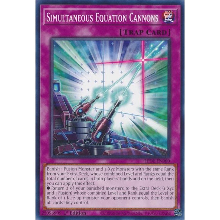 Image for Simultaneous Equation Cannons (LEDE-EN080) (LEDE) - YuGiOh