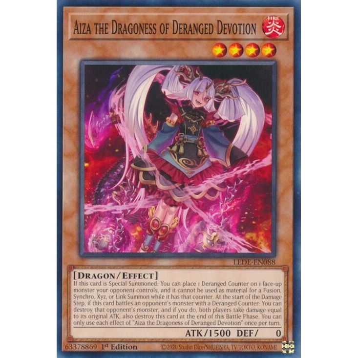 Image for Aiza the Dragoness of Deranged Devotion (LEDE-EN088) (LEDE) - YuGiOh