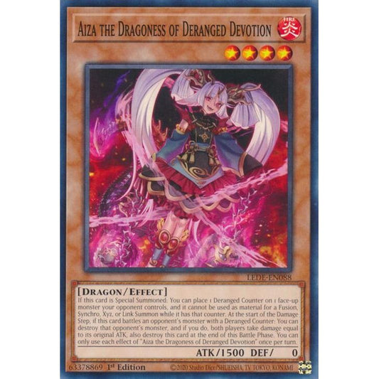 Image for Aiza the Dragoness of Deranged Devotion (LEDE-EN088) (LEDE) - YuGiOh