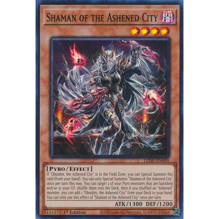 Image for Shaman of the Ashened City (LEDE-EN090) (LEDE) - YuGiOh