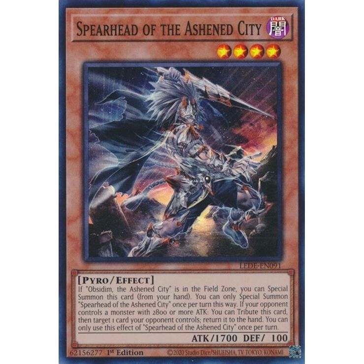 Image for Spearhead of the Ashened City (LEDE-EN091) (LEDE) - YuGiOh