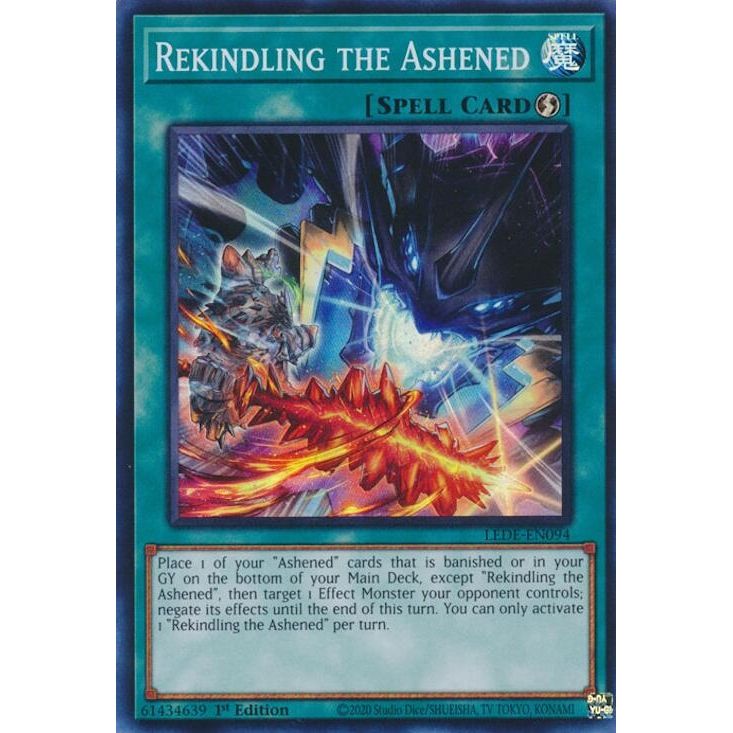 Image for Rekindling the Ashened (LEDE-EN094) (LEDE) - YuGiOh