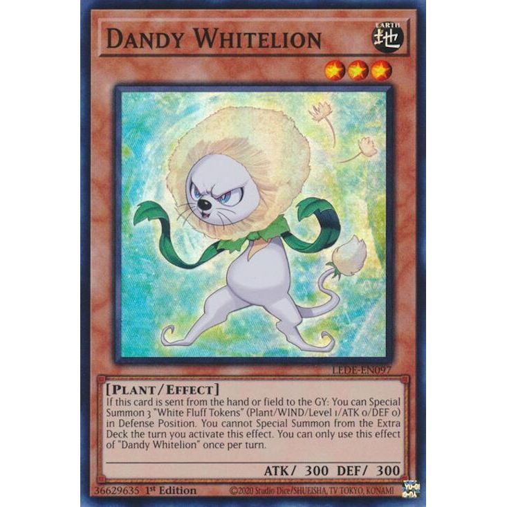 Image for Dandy Whitelion (LEDE-EN097) (LEDE) - YuGiOh