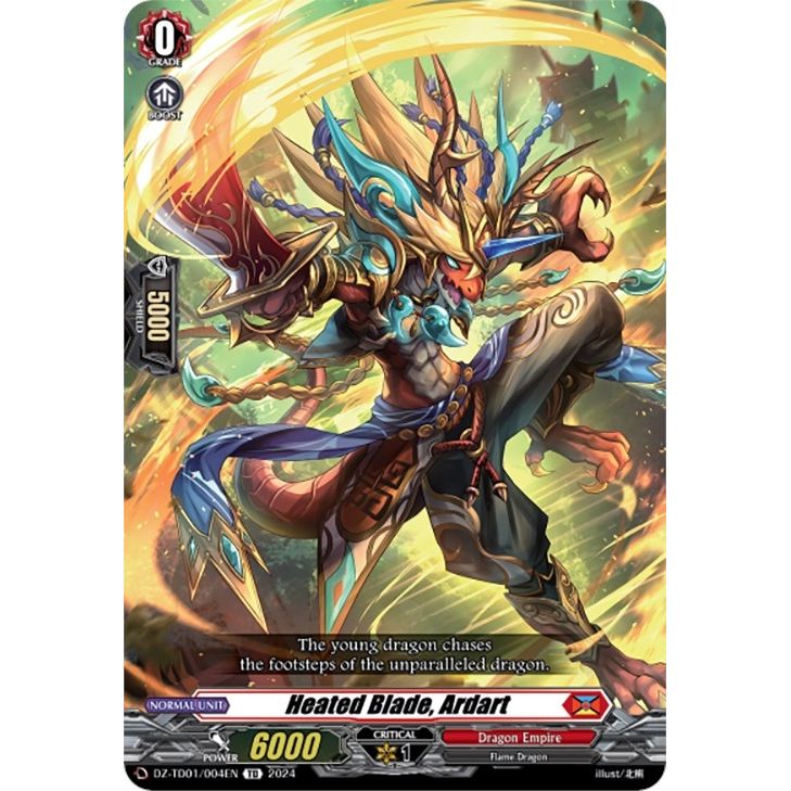 Image for Heated Blade, Ardart (DZ-TD01/004EN) (DZ-TD01) - Cardfight Vanguard