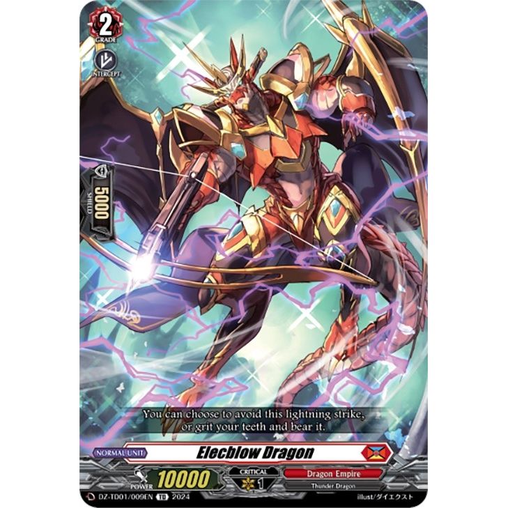 Image for Elecblow Dragon (DZ-TD01/009EN) (DZ-TD01) - Cardfight Vanguard