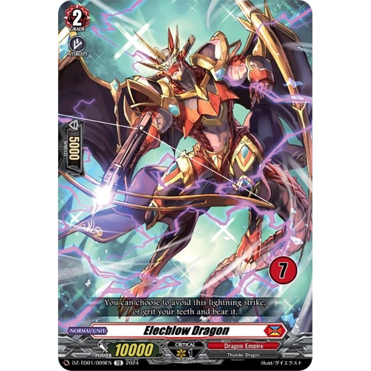 Image for Elecblow Dragon (7) (DZ-TD01/009EN) (DZ-TD01) - Cardfight Vanguard