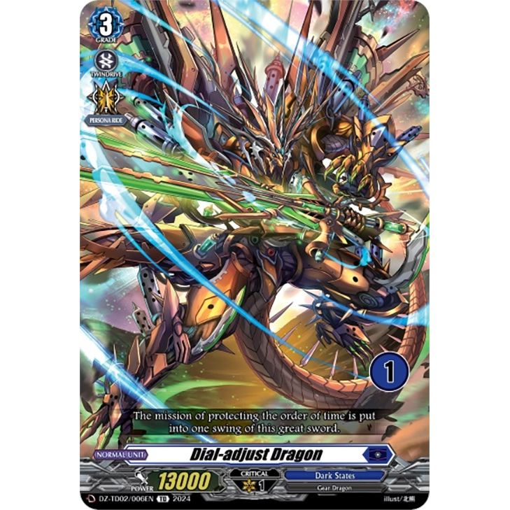 Image for Dial-adjust Dragon (1) (DZ-TD02/006EN) (DZ-TD02) - Cardfight Vanguard